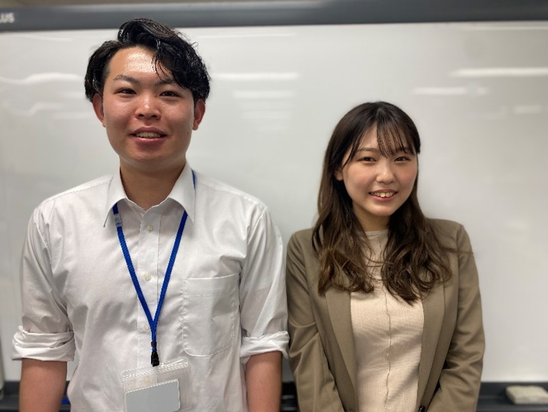 〈新入社員〉営業職２名が配属されました
