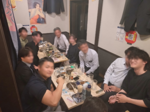 各部署で新人歓迎会が行われました